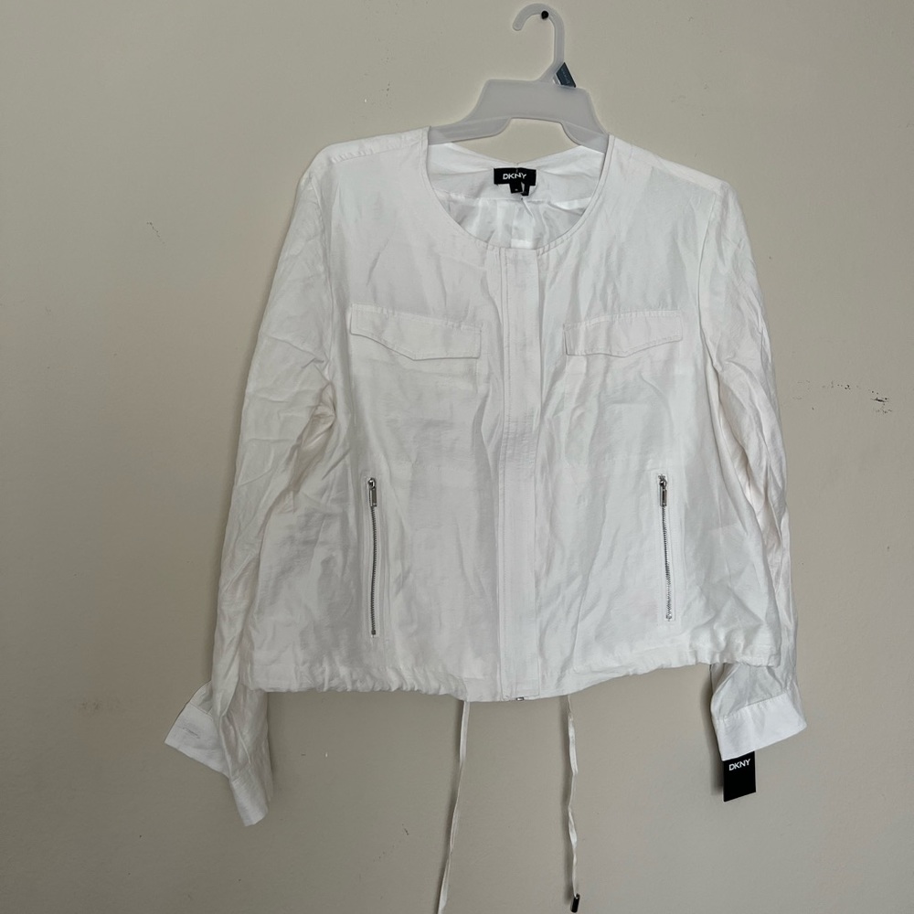 DKNY women’s zip front jacket